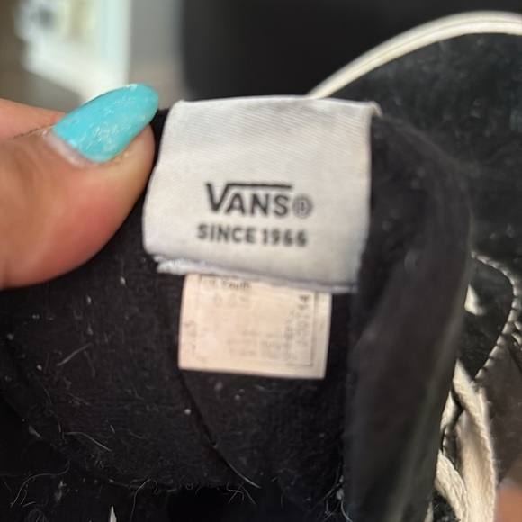 Vans 500714 Old Skool mid-top, youth size 6.5​, black and white - Picture 4 of 4